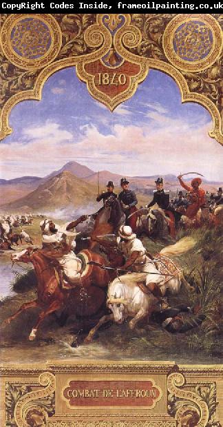 Horace Vernet The Battle Below the hills of Affroun